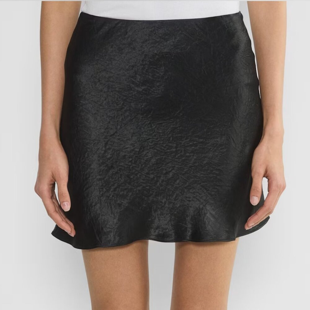 Slip Satin Mini Skirt